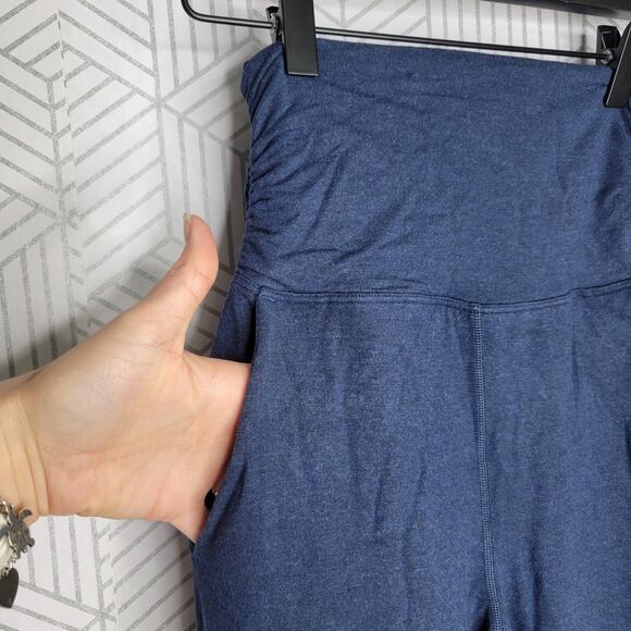 Lululemon Take It Easy Wide Legged Heathered Mod Blue Lounge Pants - Picture 8 of 12